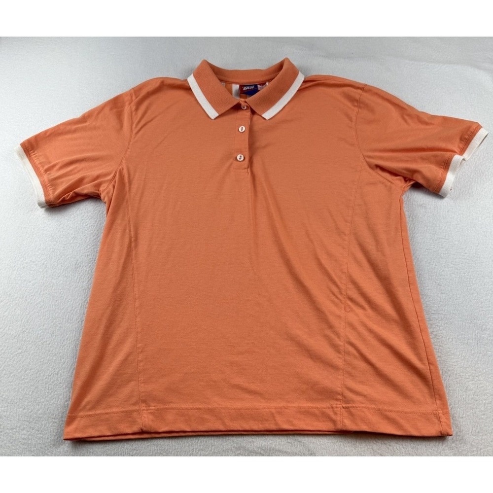 Tail Orange Polo Shirt Women Size XL